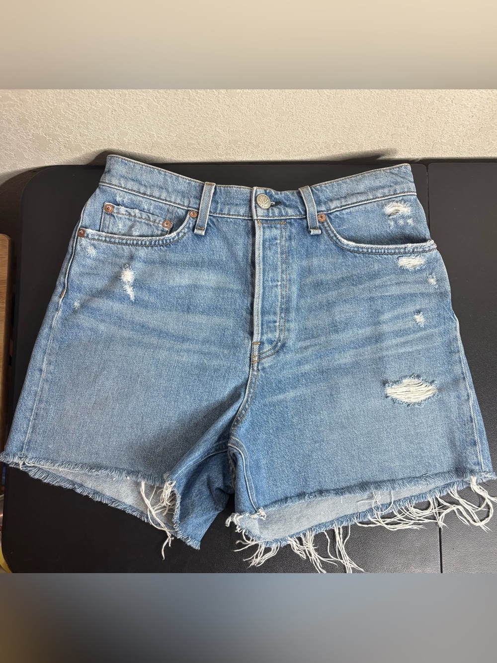 rag & bone maya high rise shorty short jones size 29